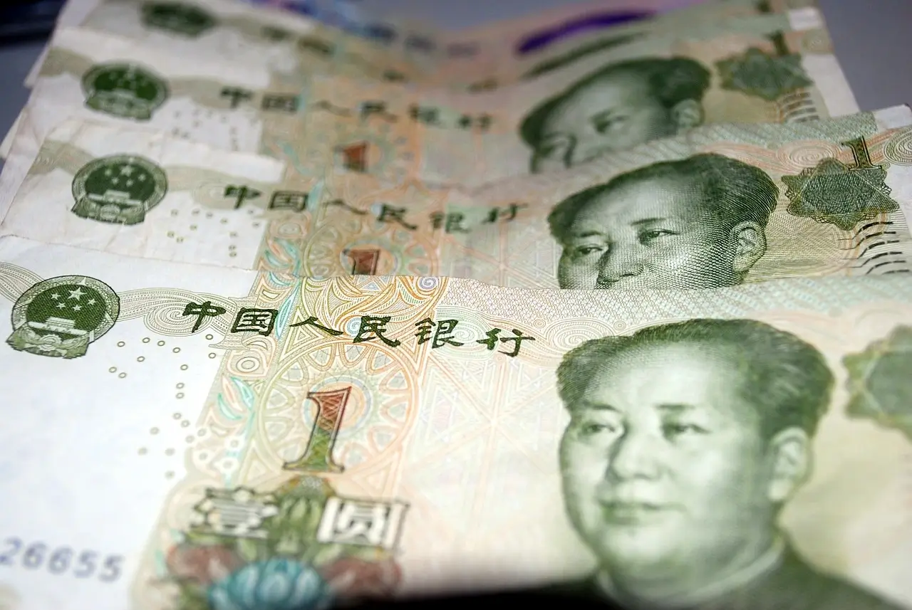 Chinese yuan banknotes