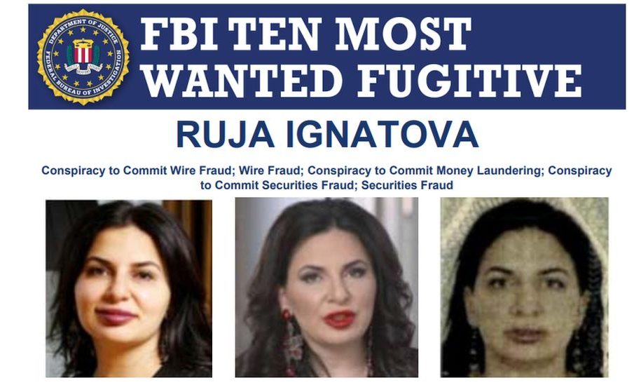“Crypto Queen” Ruzha Ignatova joins FBI’s Top Ten Most Wanted List