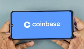 Coinbase App on Smartphone