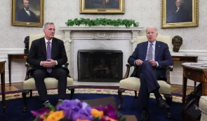Biden and Mccarthy meeting about debt ceiling